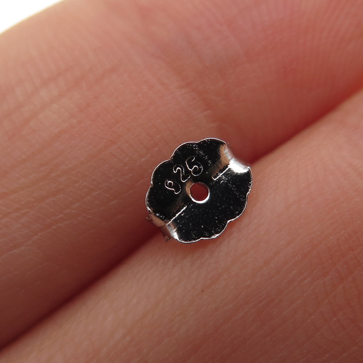 925 Sterling Silver Round-Cut C Z Square Stud Earrings