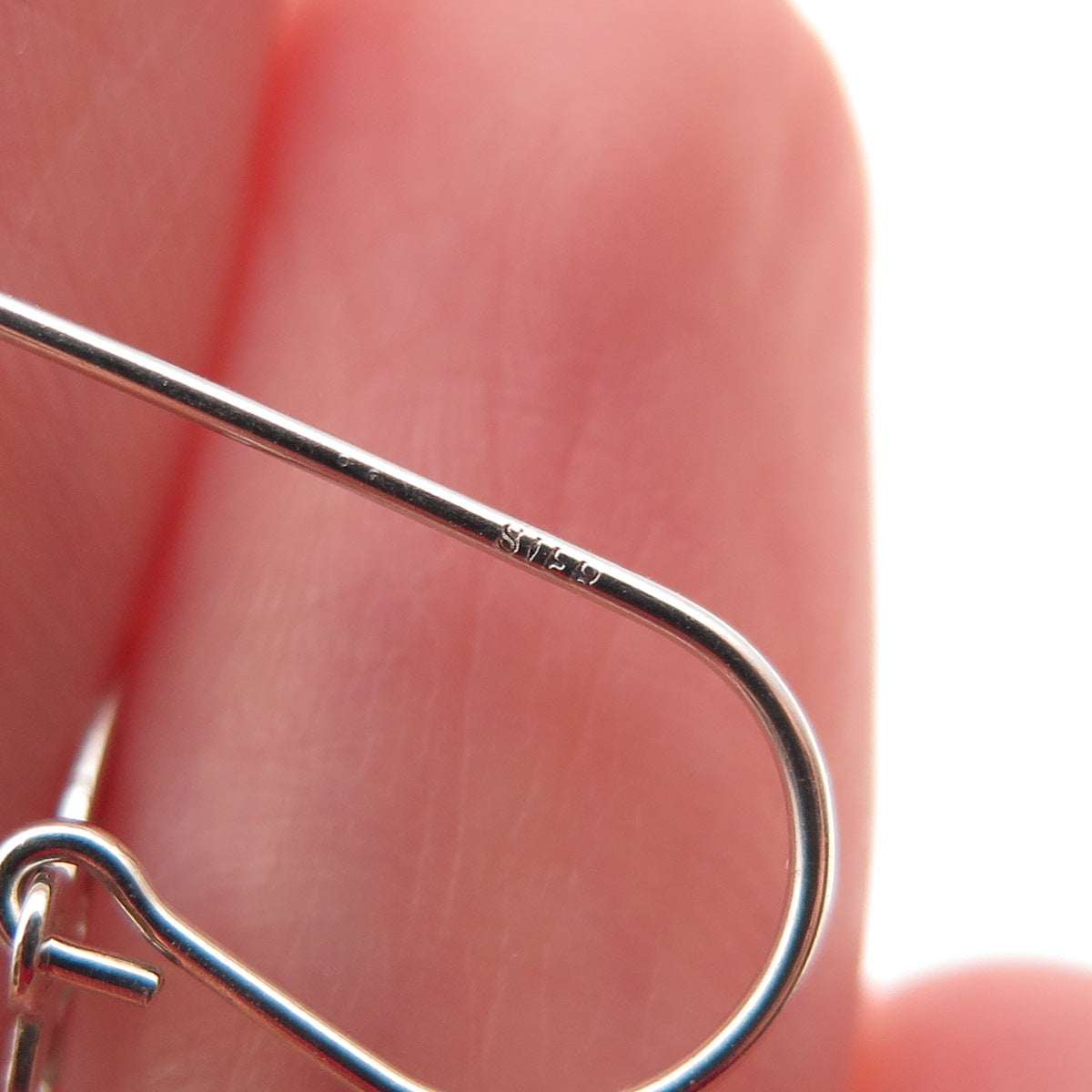 925 Sterling Silver Vintage Snowflake Dangle Earrings