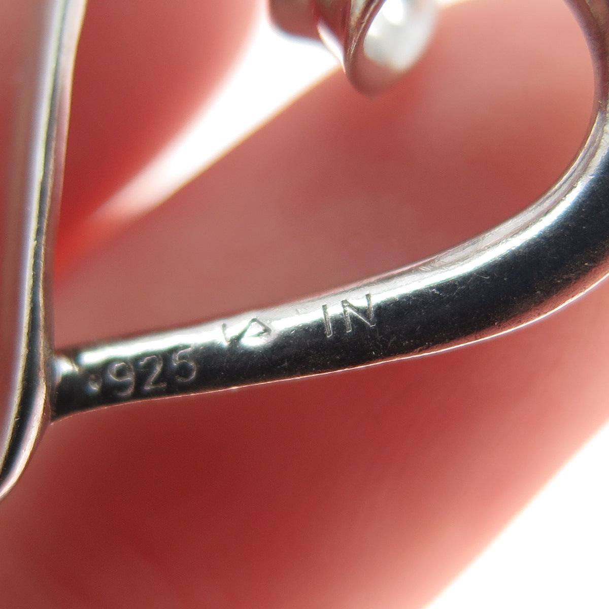 925 Sterling Silver Real Round-Cut Diamond Heart Minimalist Charm Pendant