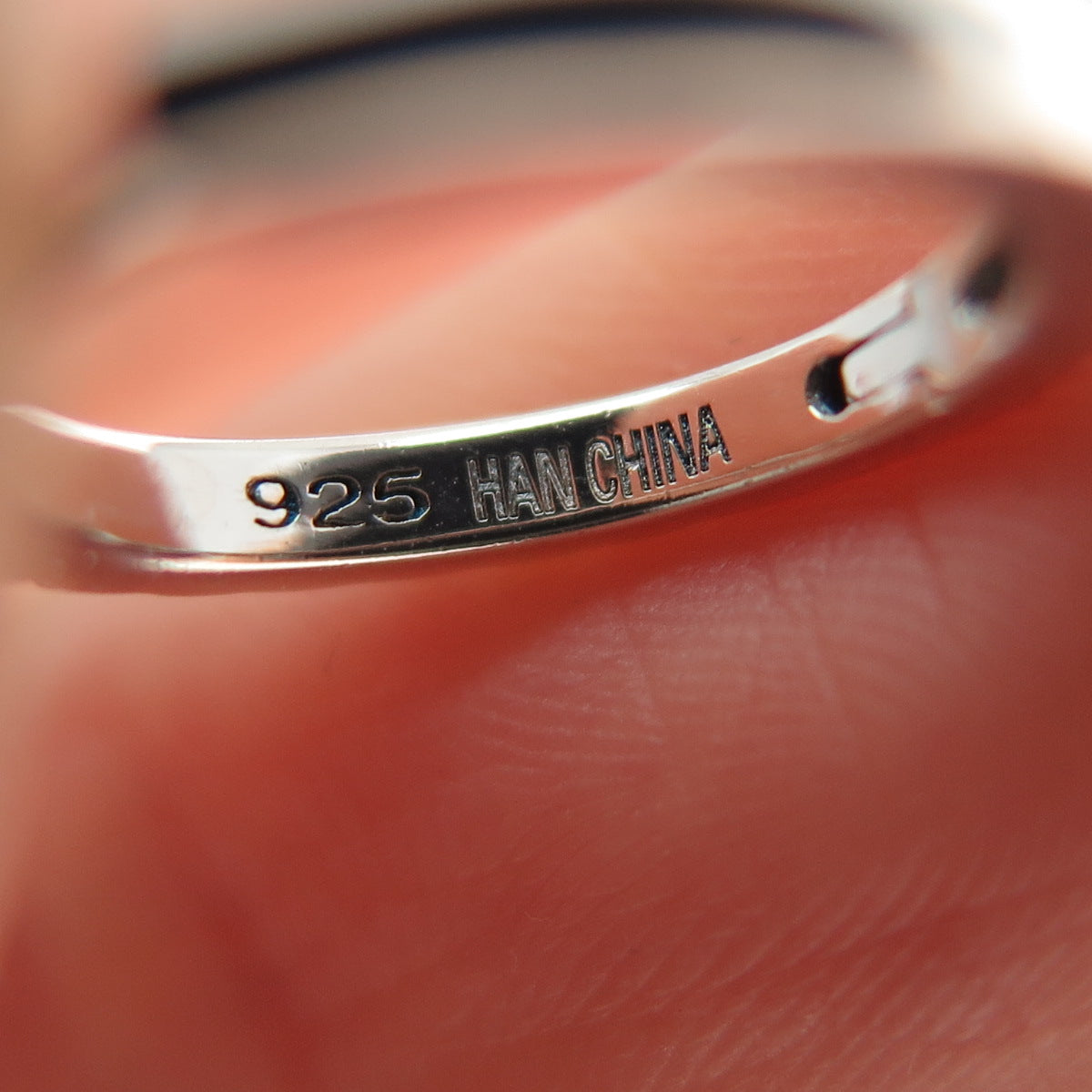 HAN 925 Sterling Silver Round-Cut C Z Hoop Earrings