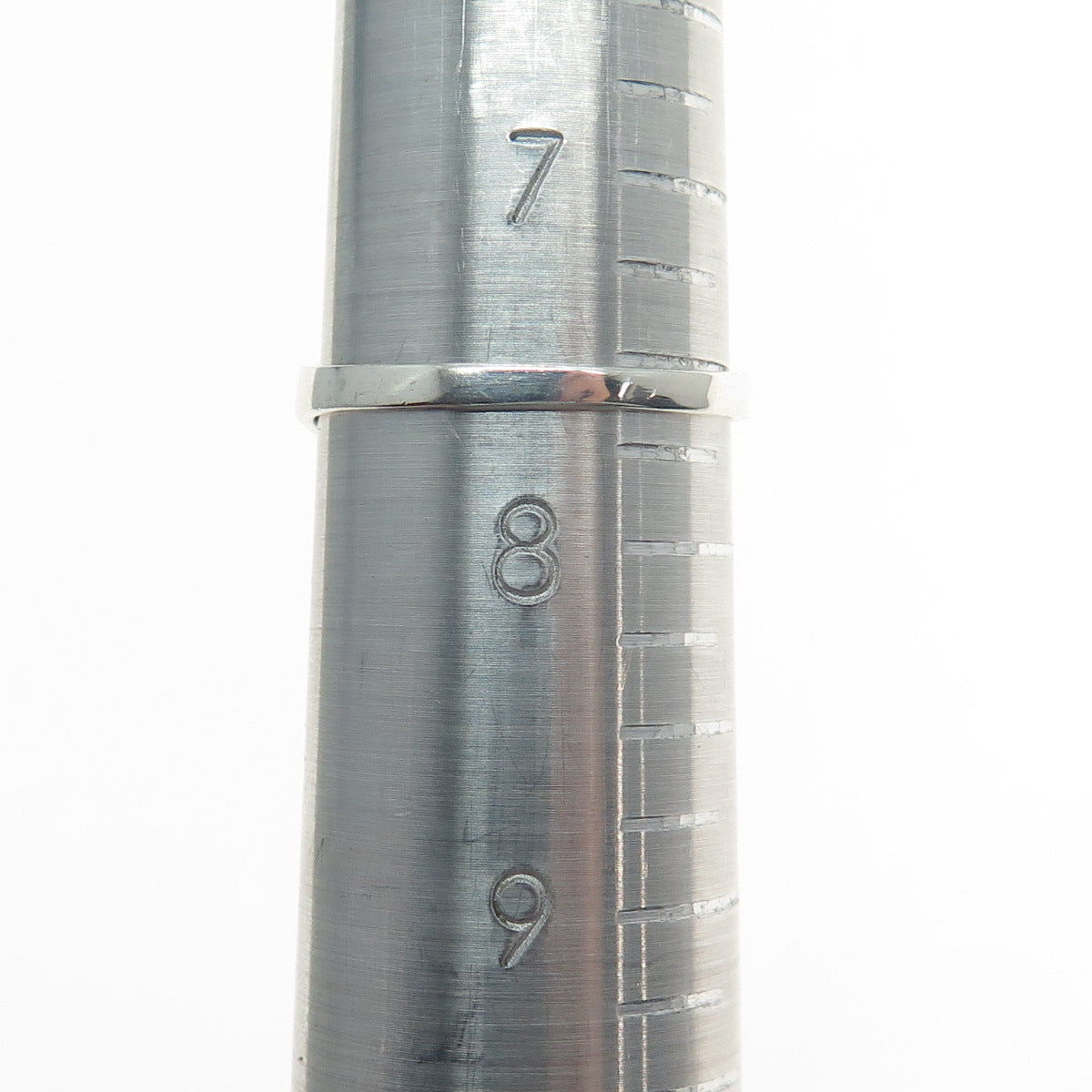 925 Sterling Silver Vintage Real Abalone Shell Flower Oxidized Ring Size 7.5