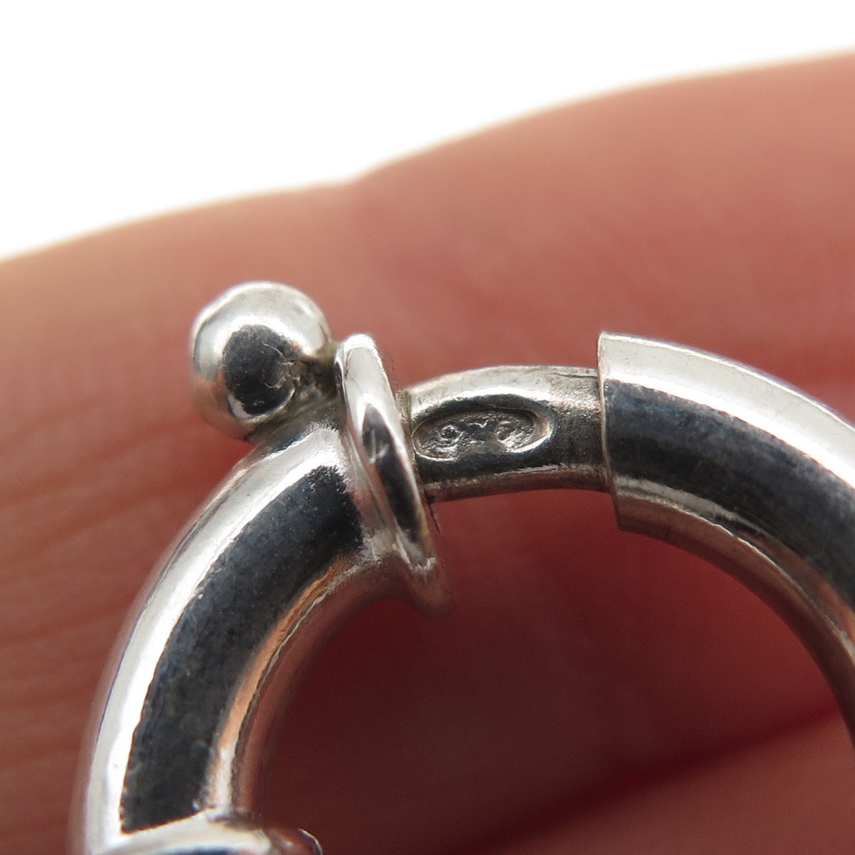 JCM Jacmel Mauritius 925 Sterling Silver Vintage Italy Cuban Link Bracelet 8.25"