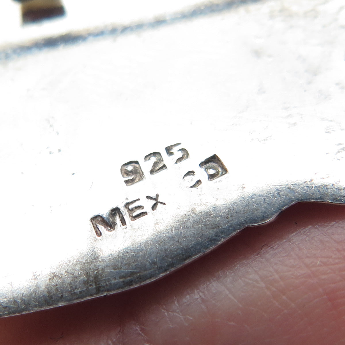 925 Sterling Silver Vintage Mexico Kitty Cat Basket Oxidized Pin Brooch Pendant