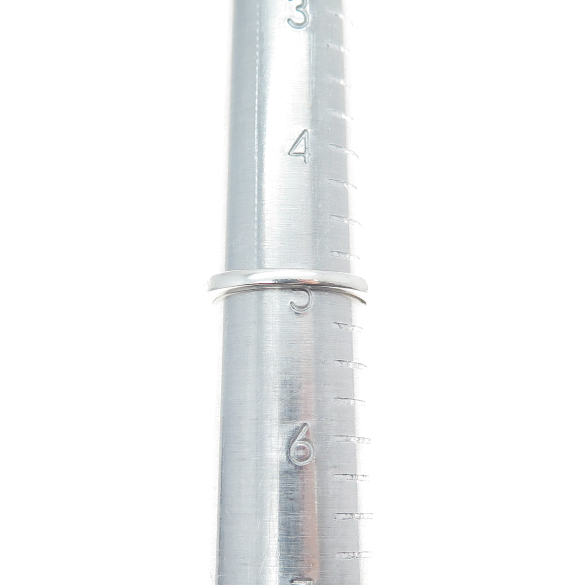 CHUCK CLEMENCY 925 Sterling Silver Vintage Real Round-Cut Blue Topaz Ring Size 5