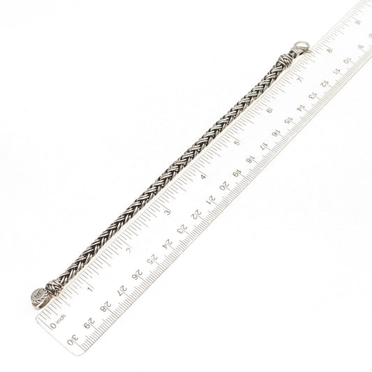 Jai by John Hardy 925 Sterling Silver Spiga Link Bracelet 7.25"