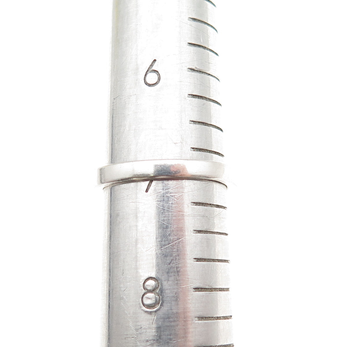 MONICA JAIN 925 Sterling Silver Vintage Real Ruby & White Topaz Ring Size 7