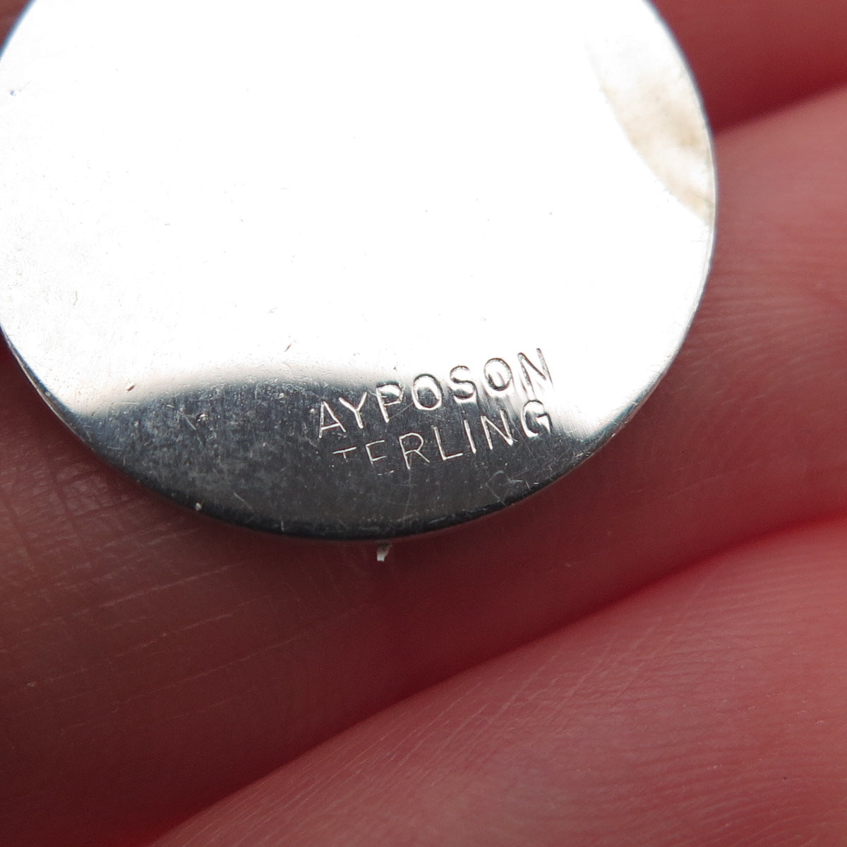 JAY POSON 925 Sterling Silver Vintage Judaica Charm Pendant