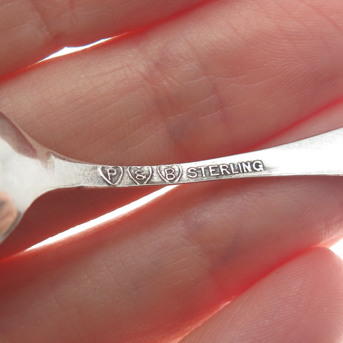 PAYE & BAKER 925 Sterling Antique Wisconsin Dells States & Cities Coffee Spoon