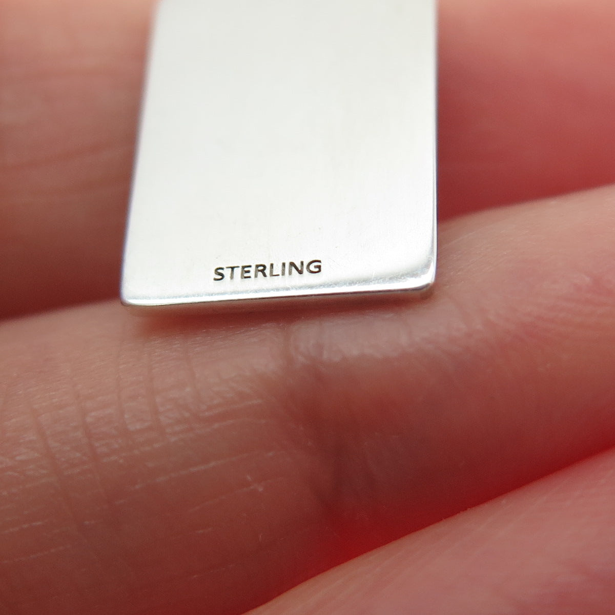 925 Sterling Red Enamel Crush These Biological Clocks Minimalist Charm Pendant
