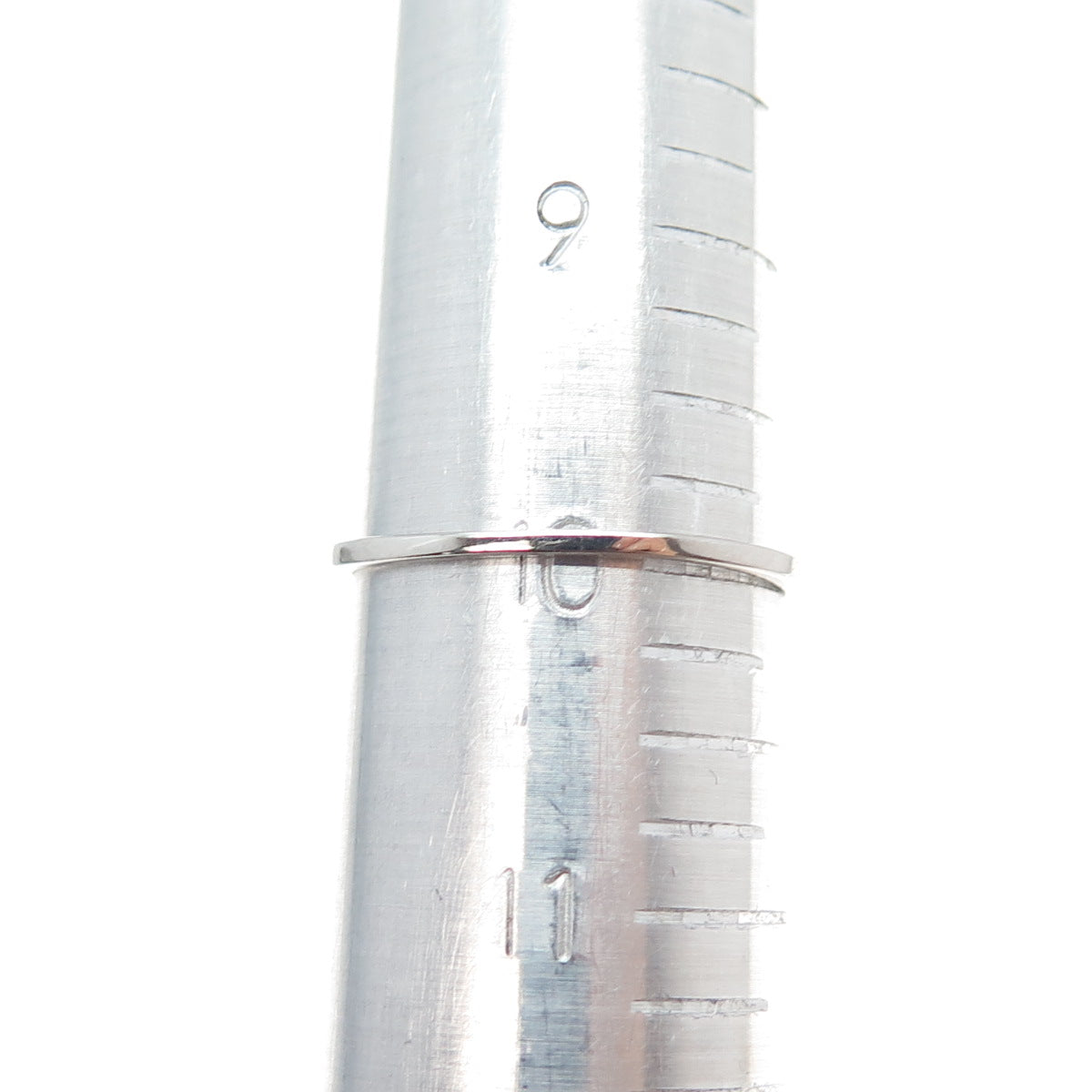 DBJ DEE BERKLE 925 Sterling Silver Real Diamond Stackable Ring Size 10