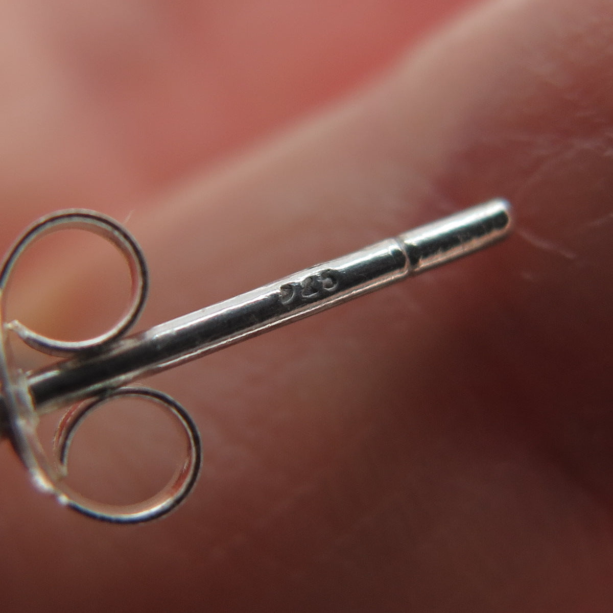 925 Sterling Silver Real Round-Cut Black & White Diamond Dangle Earrings