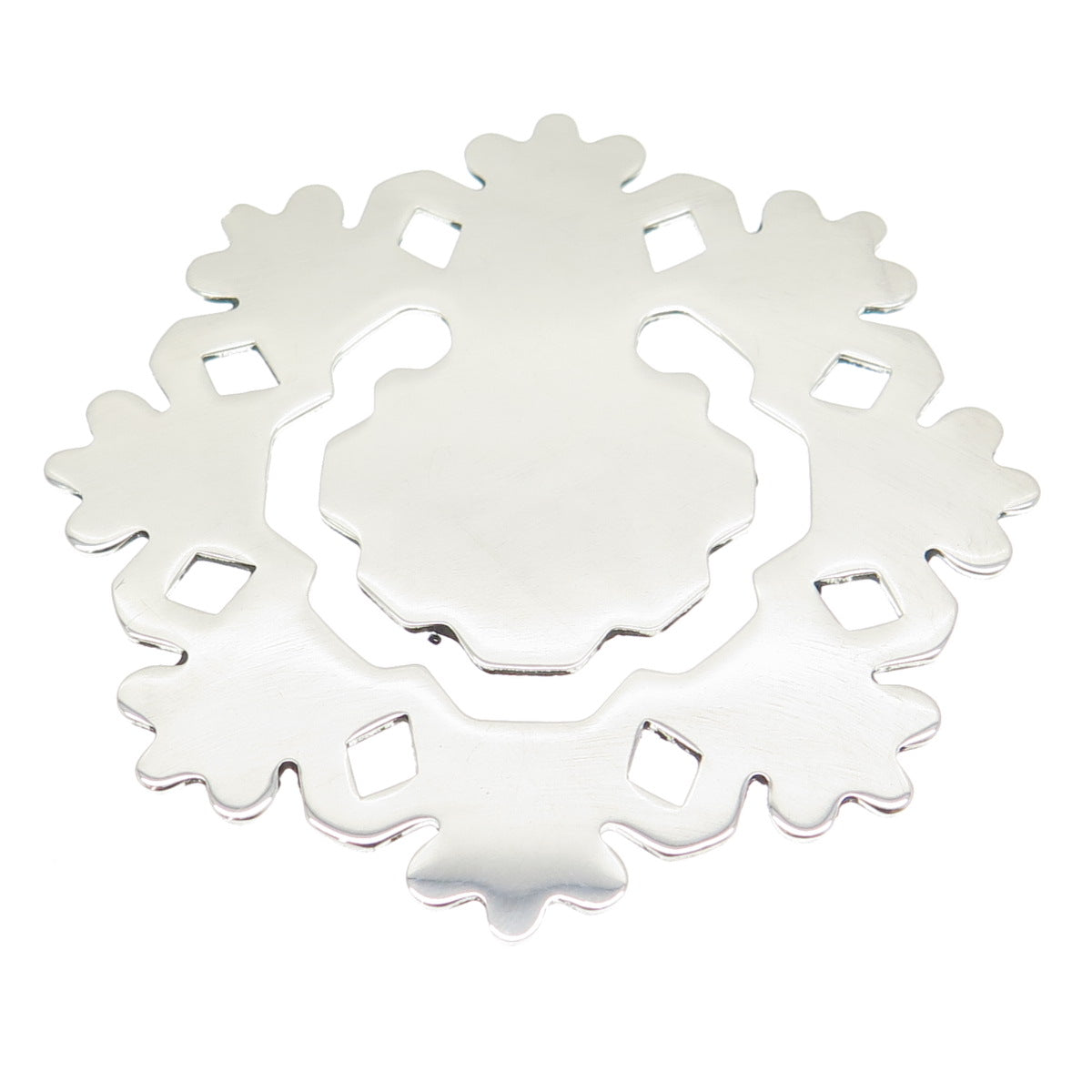 TIFFANY & CO. 925 Sterling Silver Vintage 1999 Snowflake Bookmark