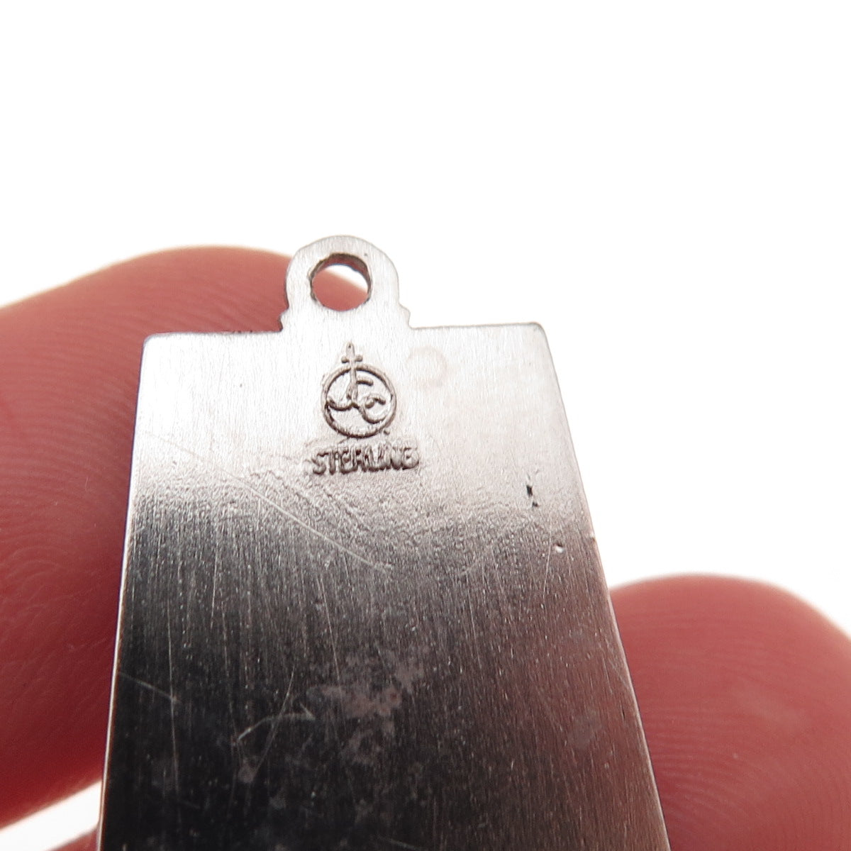 925 Sterling Silver Vintage Happy Occasion Charm Pendant