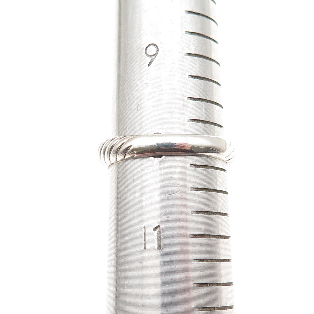 Michelle Albala 925 Sterling Silver Real Round-Cut Aquamarine Ring Size 10