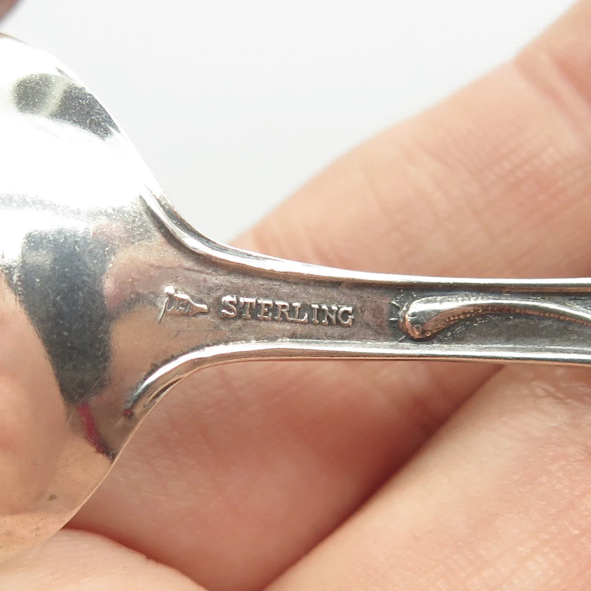 925 Sterling Silver Antique Art Deco Mechanics New Jersey States & Cities Spoon