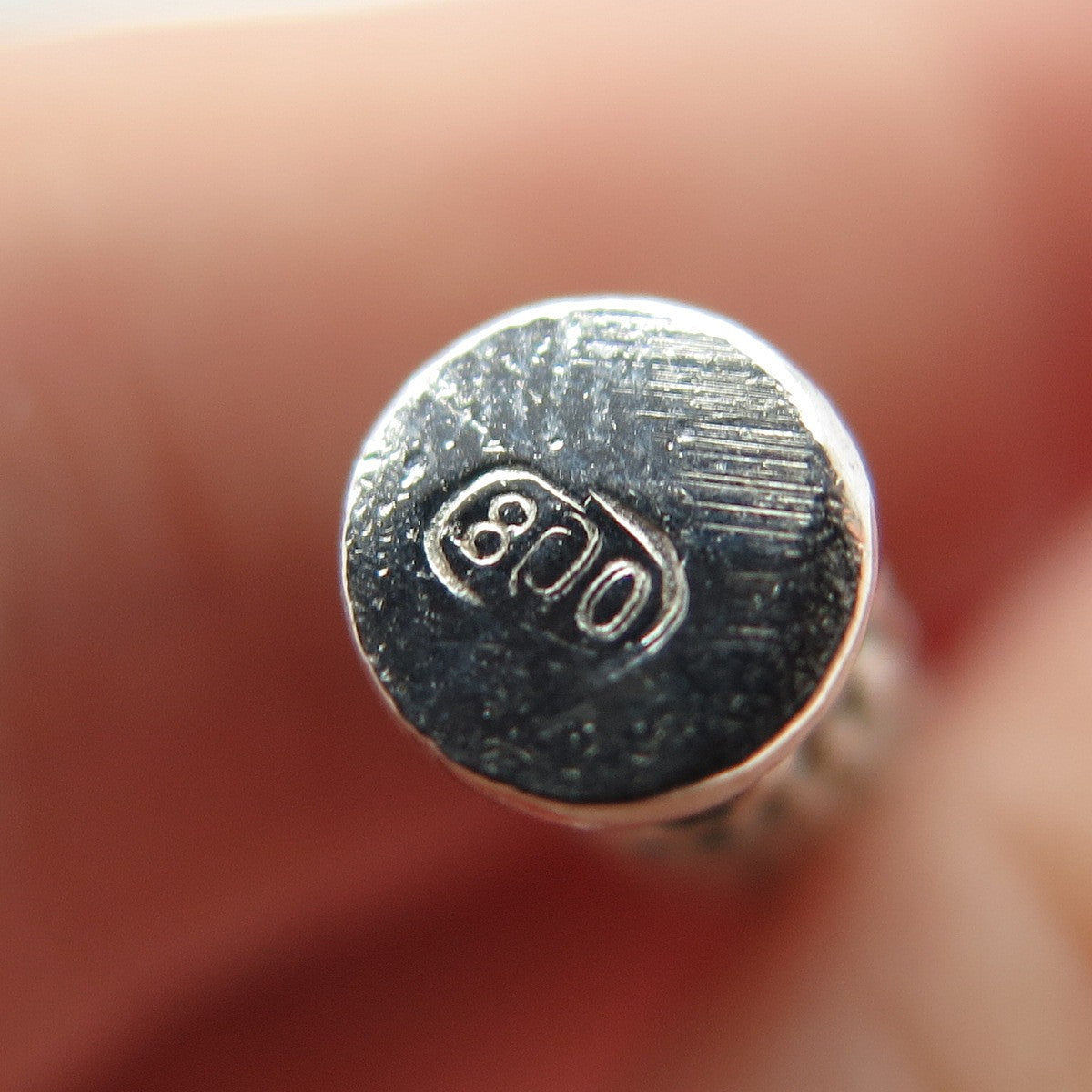 800 Silver Vintage Tower of Pisa 3D Charm Pendant