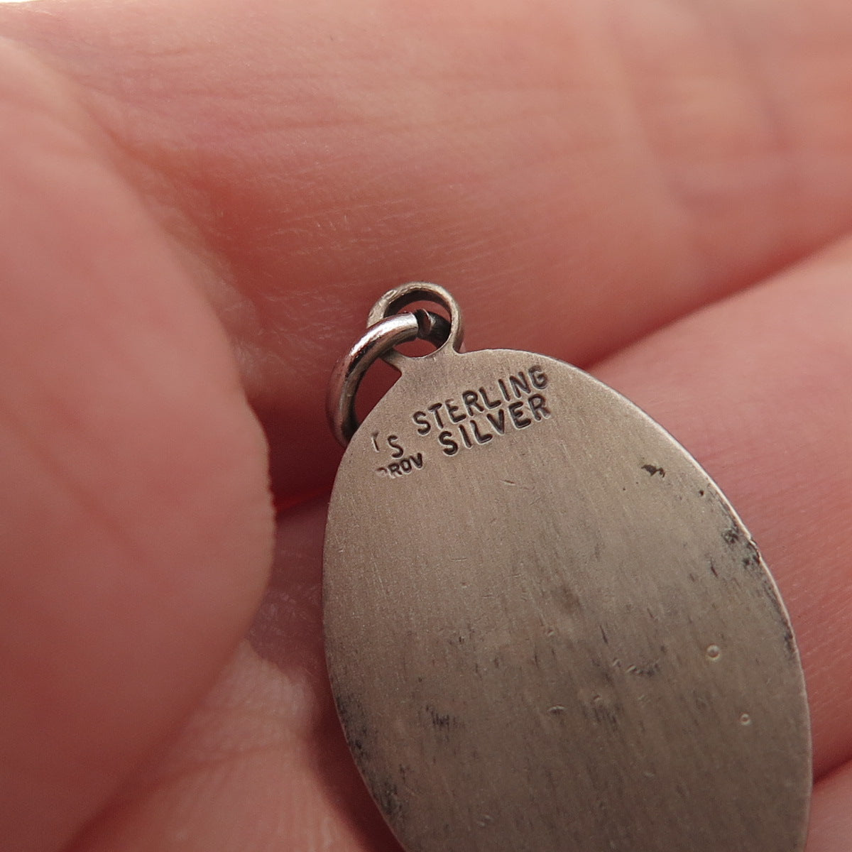 925 Sterling Silver Vintage Old Sturbridge Village Grasshopper Charm Pendant