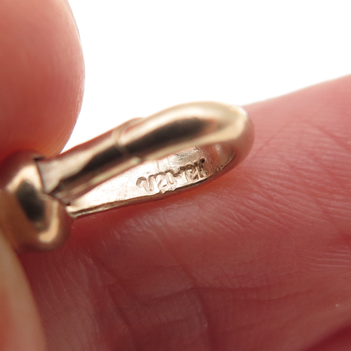 1/20 12K Gold Filled Antique Art Deco Bracelet / Necklace Lobster Carabiner Lock