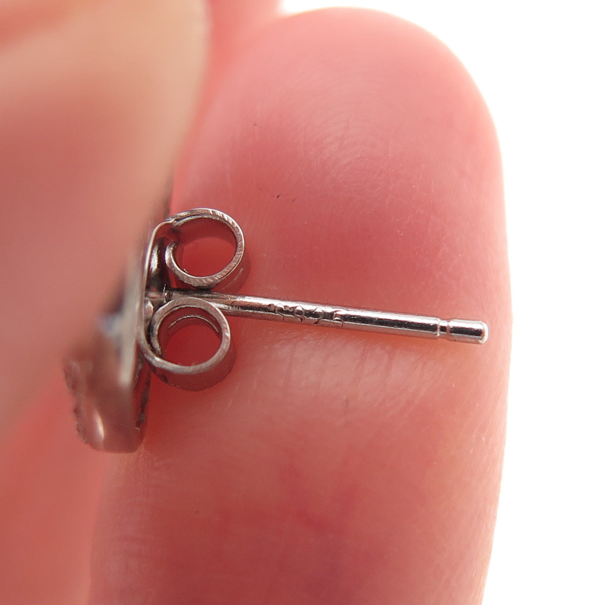 925 Sterling Silver Oval & Round-Cut C Z Stud Earrings