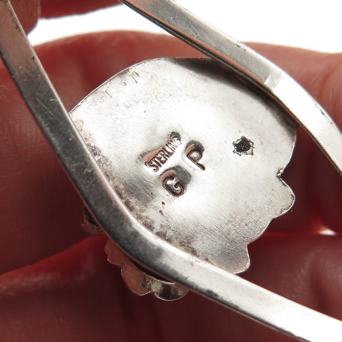 Garrison Platero Old Pawn 925 Sterling Silver Vintage MOP Adjustable Bracelet 6"