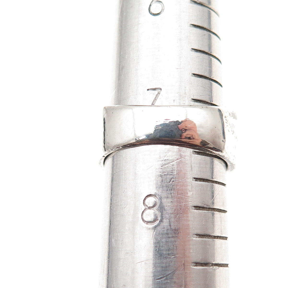 Chapal Zenray 925 Sterling Silver Vintage Modernist Oxidized Ring Size 7.5