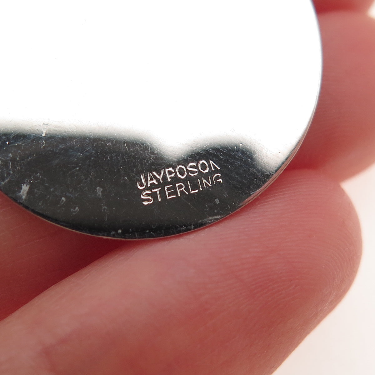 JAY POSON 925 Sterling Silver Vintage Sunday's Child Charm Pendant