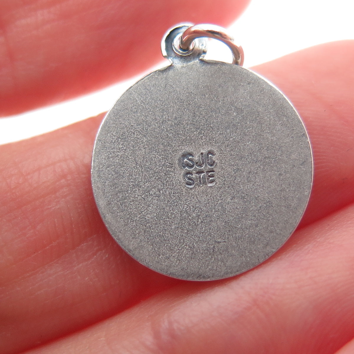SJC SUNDANCER 925 Sterling Old Stock Vintage Snowflake Minimalist Charm Pendant