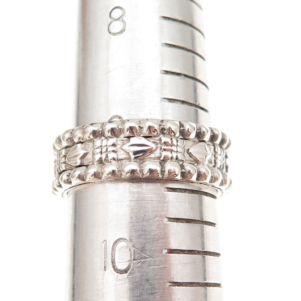 925 Sterling Silver Vintage Real Sleeping Beauty Turquoise Ring Size 9.5