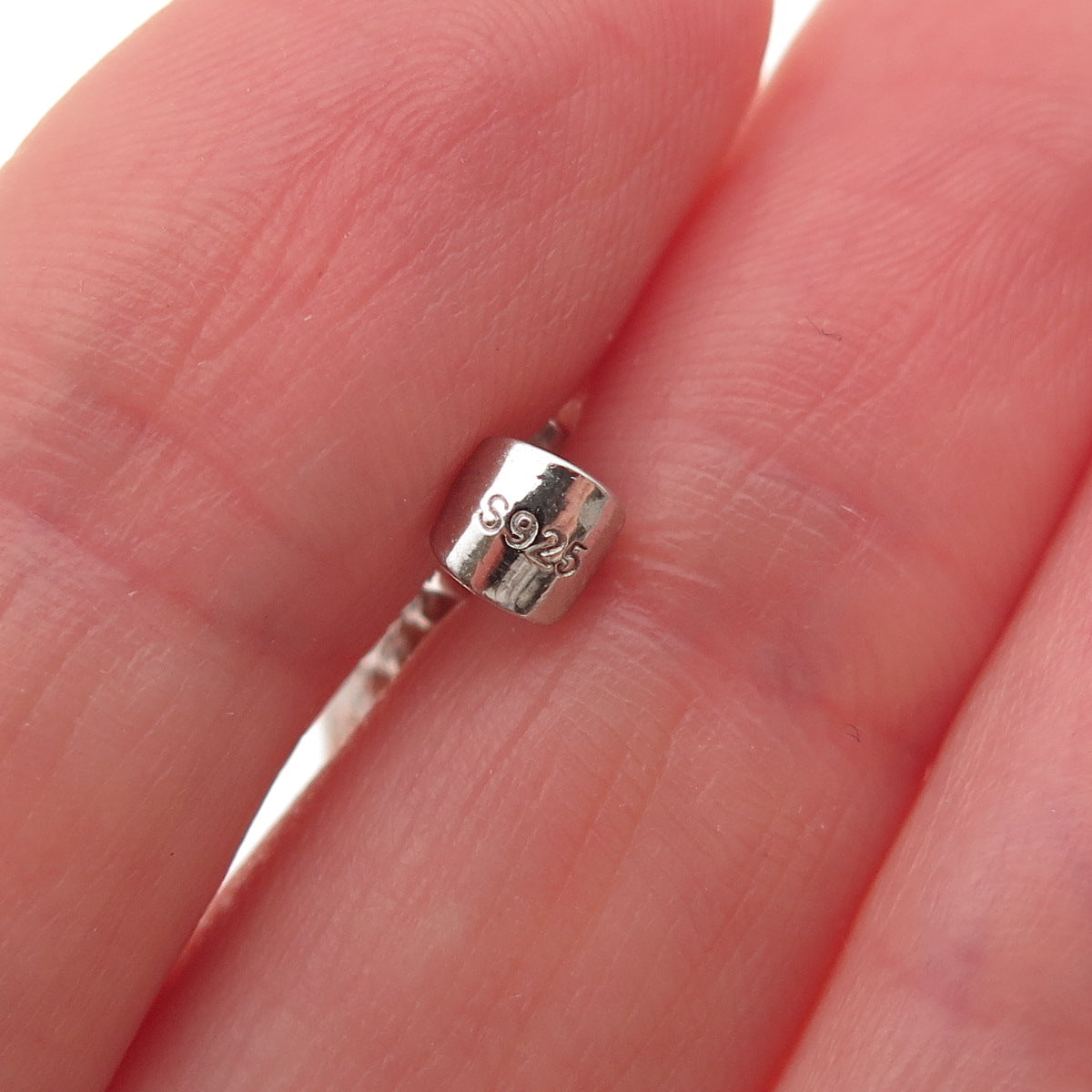 925 Sterling Silver Marquise-Cut Blue & Round-Cut White C Z Charm Pendant