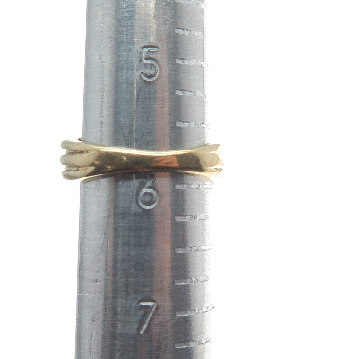 925 Sterling Silver Gold Plated Vintage Real Doublet MOP Ring Size 6