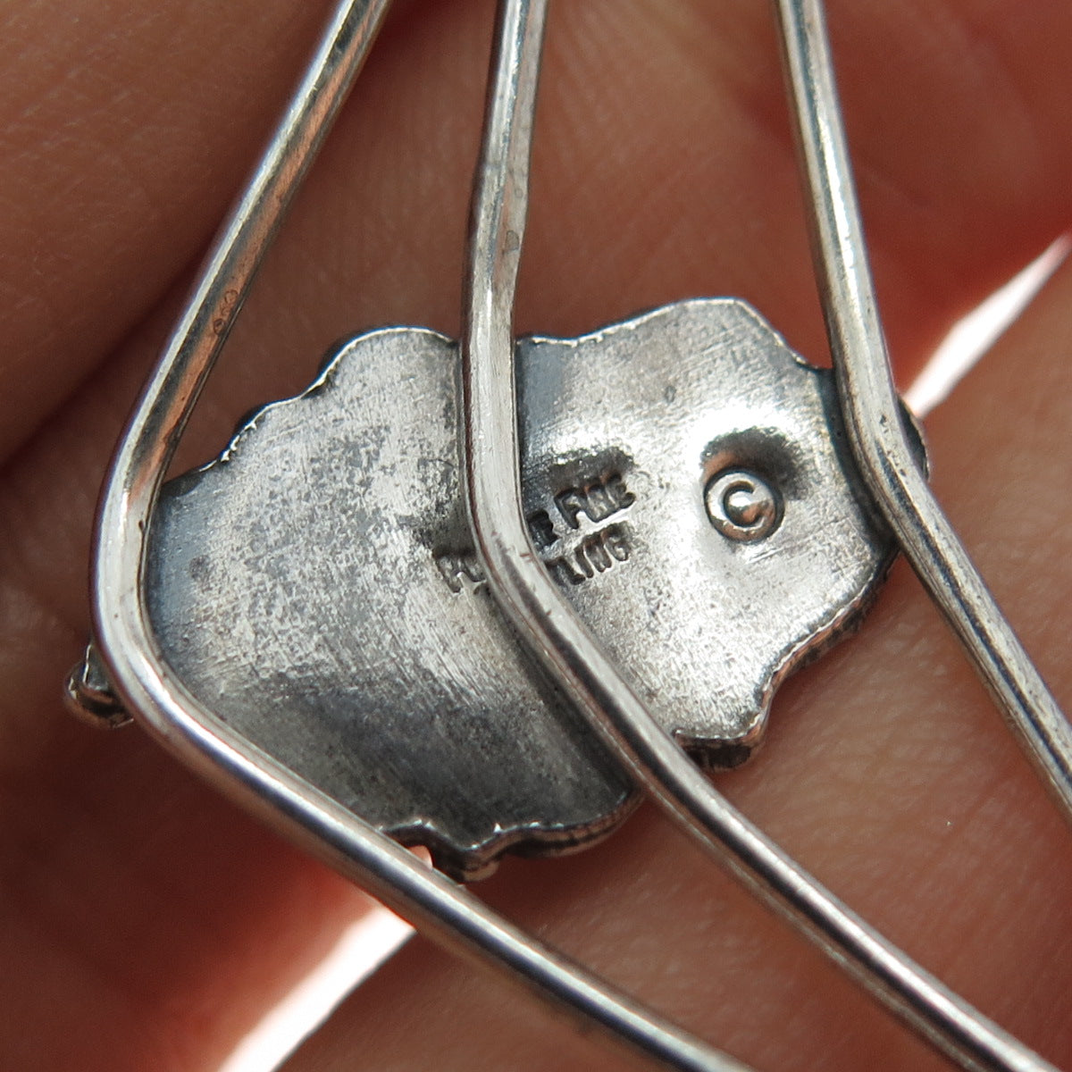 PRAIRIE FIRE Old Pawn 925 Sterling Vintage Turquoise Adjustable Bracelet 6.25"