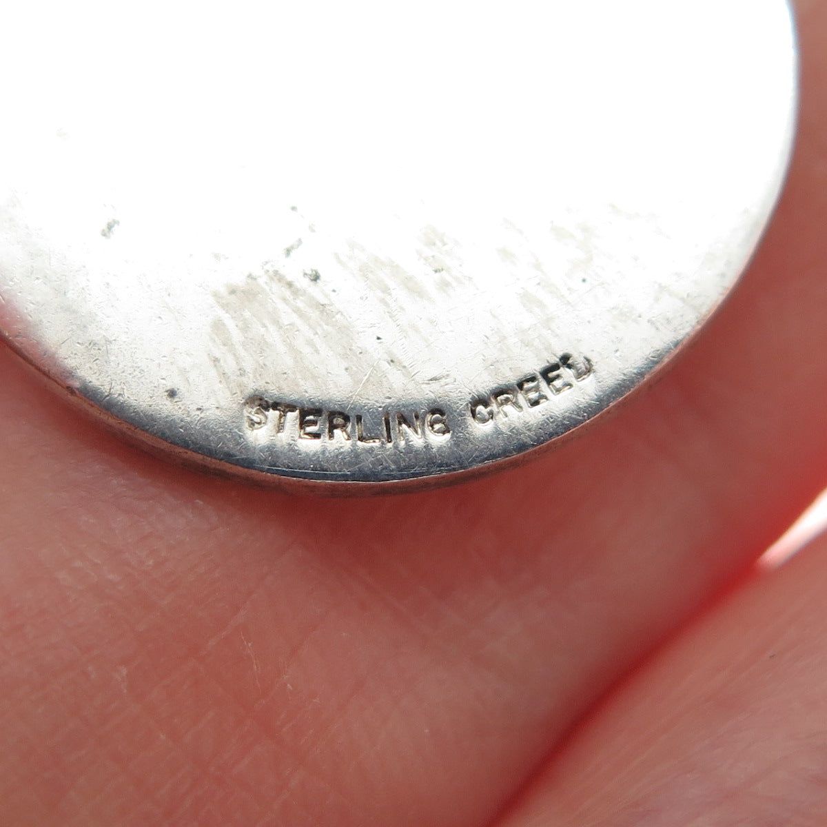 CREED 925 Sterling Silver Vintage St. Mary & Jesus Religious Charm Pendant