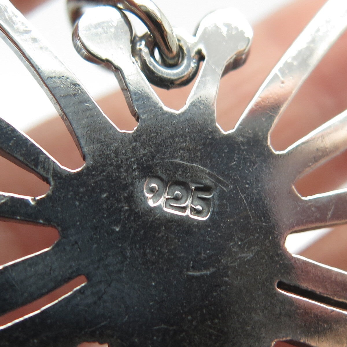 925 Sterling Silver Vintage Butterfly Pendant