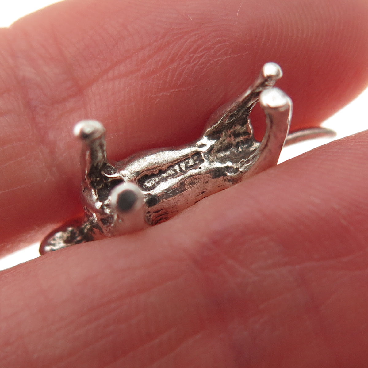 Maisels Indian 925 Sterling Silver Vintage Doberman 3D Mini Charm Pendant
