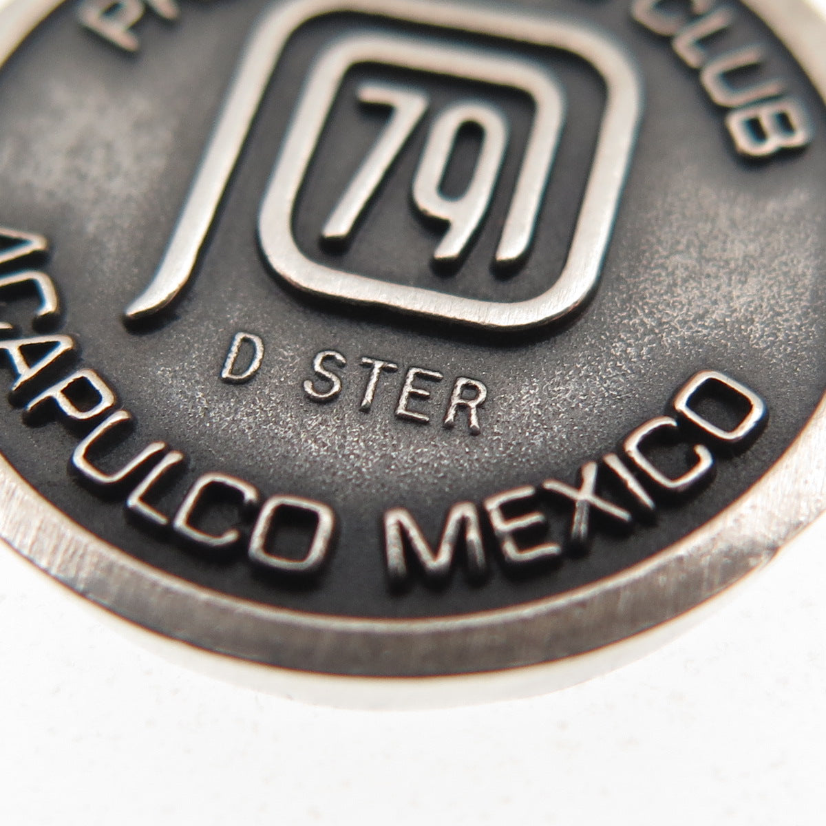 925 Sterling Silver Vintage 1979 President's Club Acapulco Mexico Charm Pendant