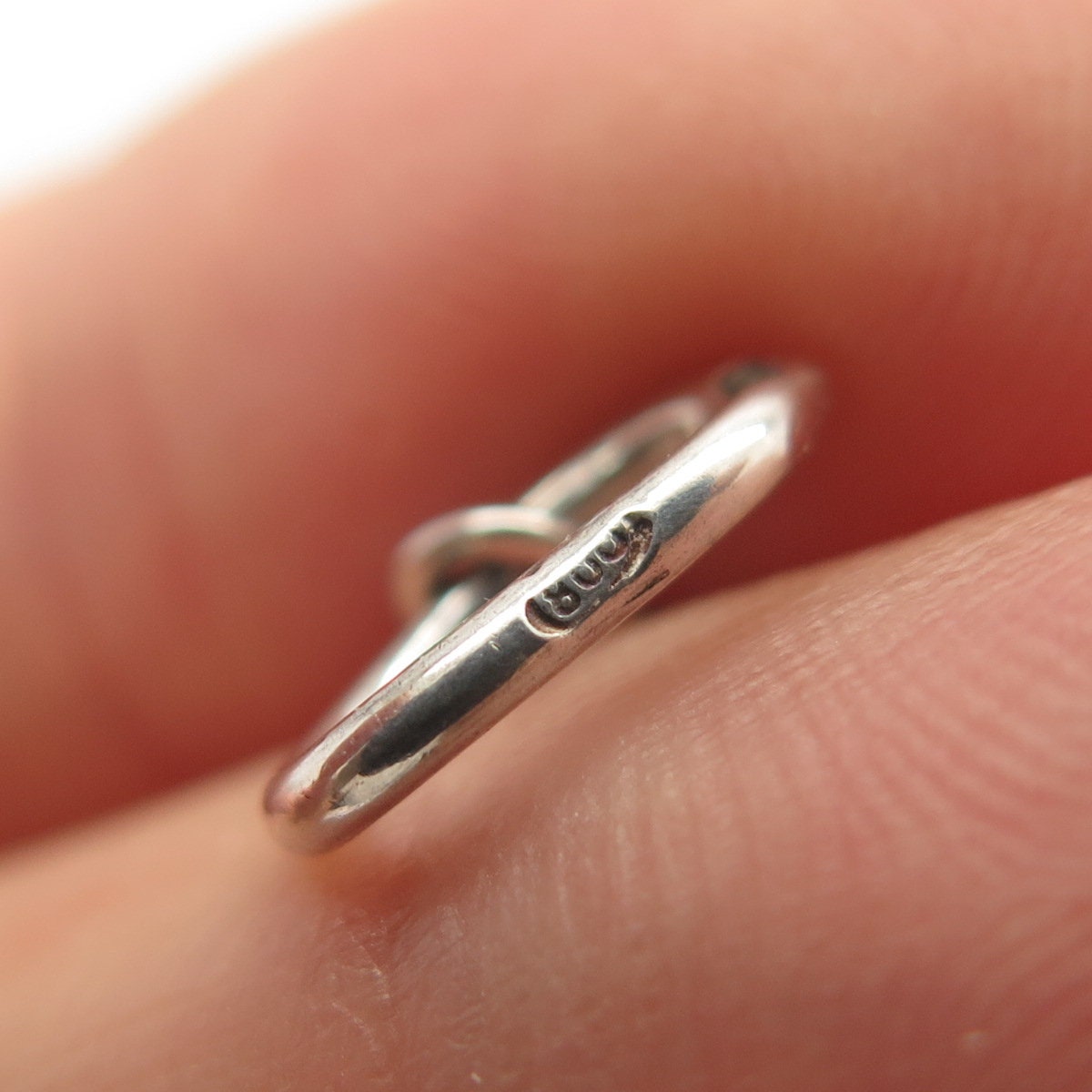 800 Silver Vintage Enamel Dog Pendant