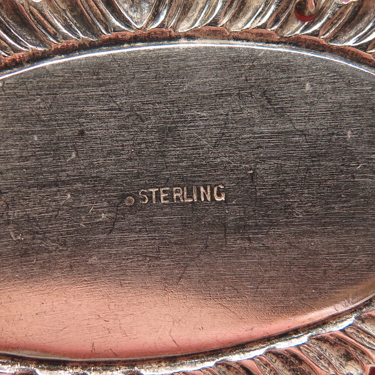 925 Sterling Silver Vintage "Brandy" Bottle Tag 6"