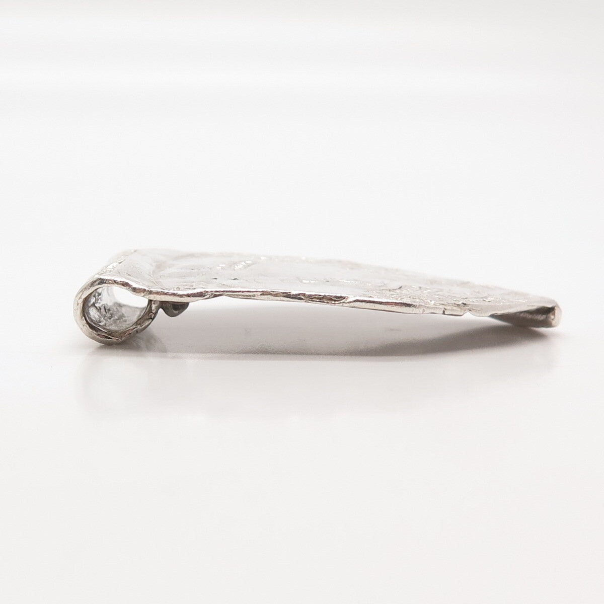 925 Sterling Silver Vintage Abstract Slide Pendant
