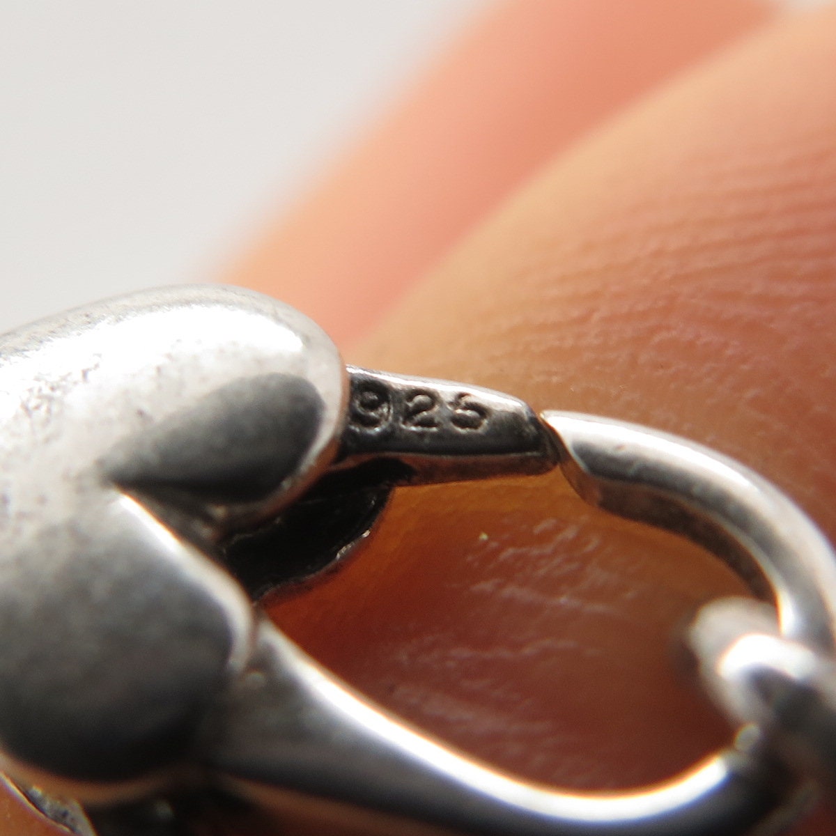 925 Sterling Silver Smoky Quartz "Taken Available" Heart Bead Chain Necklace 16"