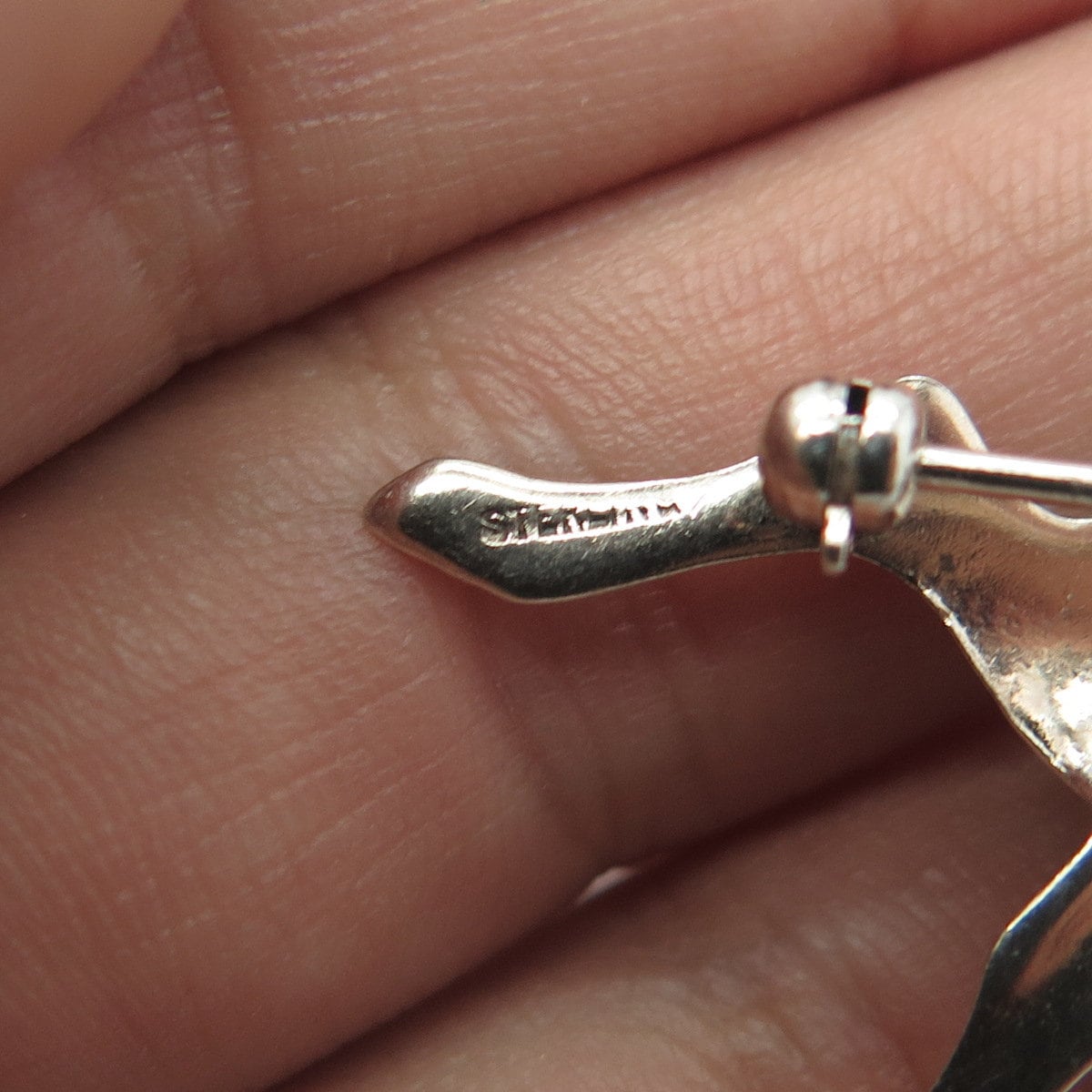 925 Sterling Silver Vintage Bambi Fawn Pin Brooch