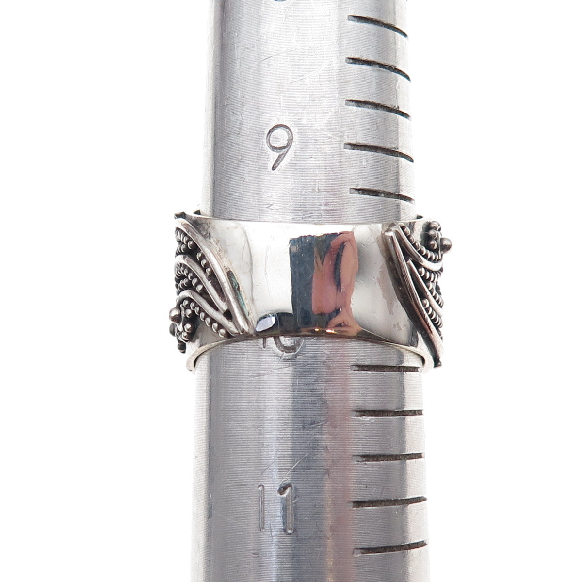 925 Sterling Vintage Real Amethyst Iolite Garnet Citrine & Peridot Ring Size 10