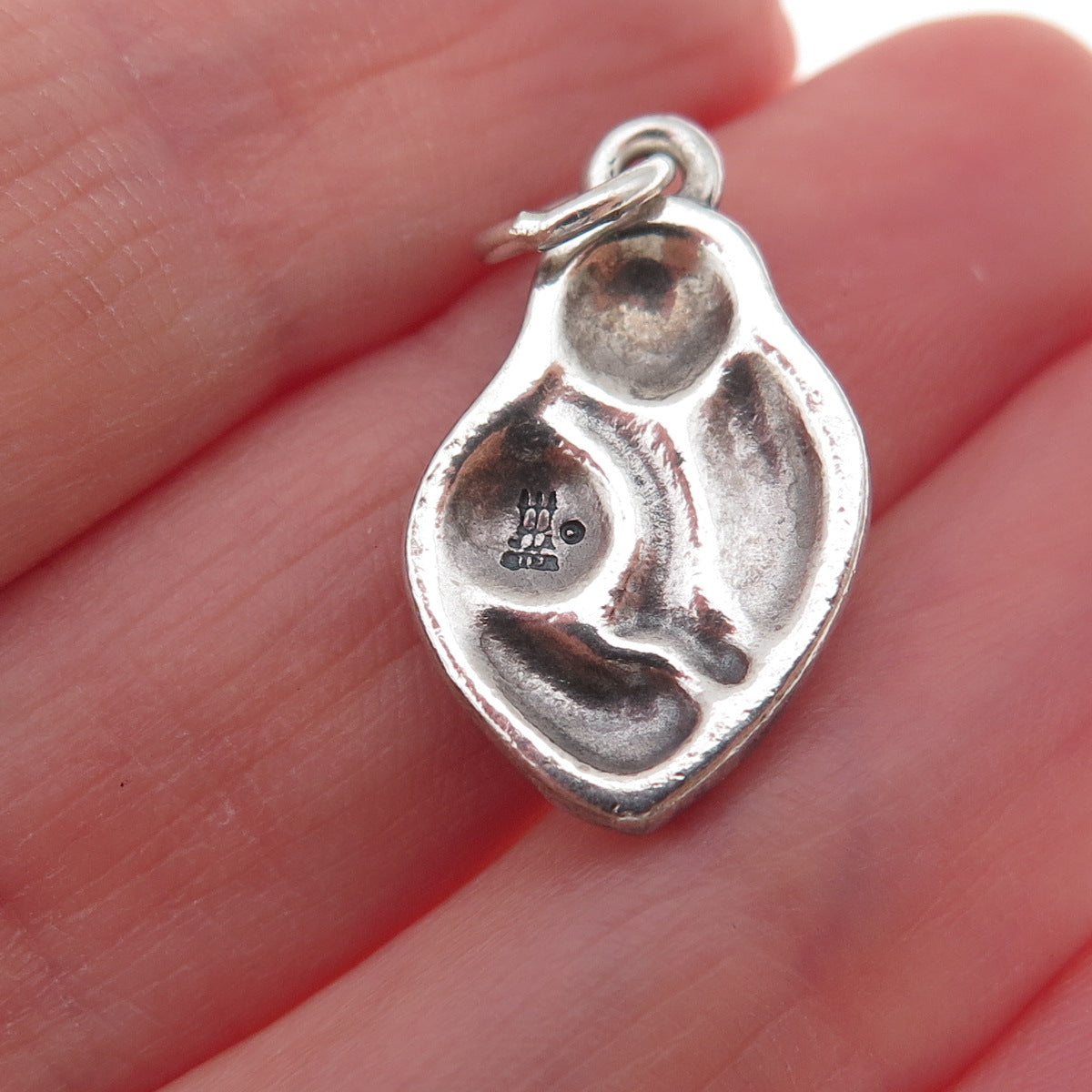 James Avery 925 Sterling Silver Vintage Motherhood Oxidized Charm Pendant