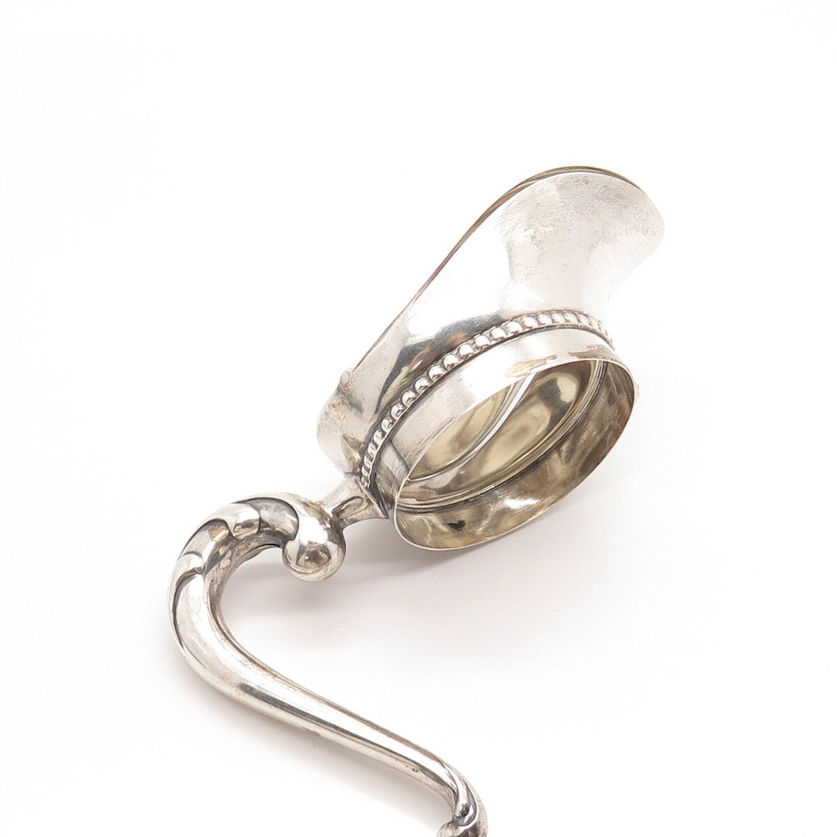 925 Sterling Silver Antique Water Pitcher Lid & Handle