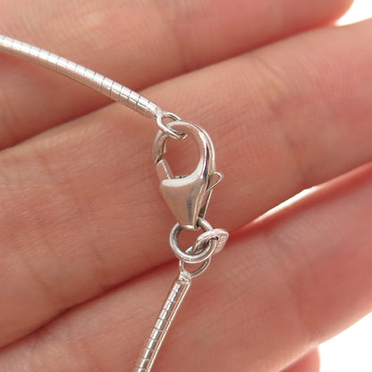 HAGIT GORALI 925 Sterling Vintage Israel Real Pearl Modernist Chain Necklace 16"