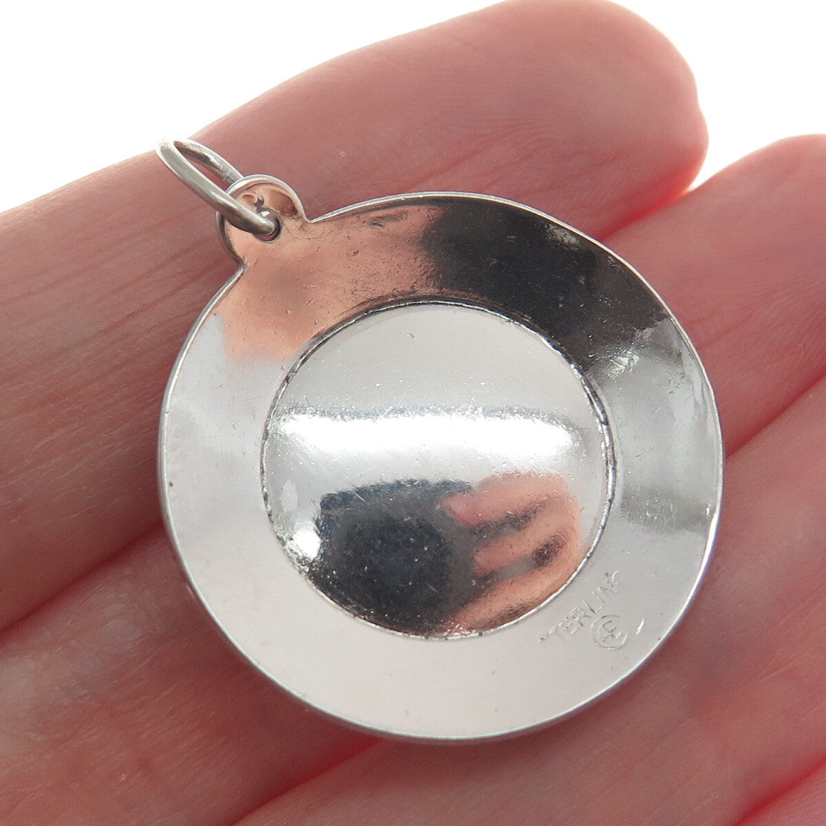 ART'S ELEGANCE 925 Sterling Silver Antique Rhinestone Graduation Day Pendant