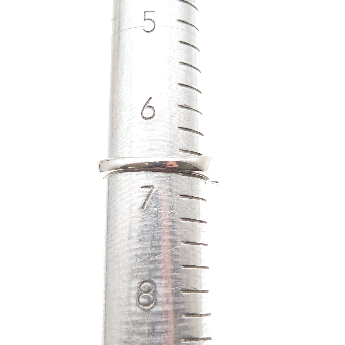 925 Sterling Real Round-Cut Diamond & Triangle-Cut Tanzanite Love Ring Size 6.75