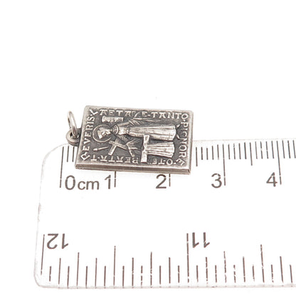 935 Silver Vintage Heiliger Rock Trier 1959 Oxidized Charm Pendant