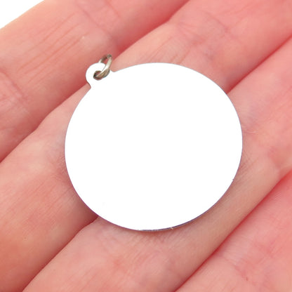 JAY POSON 925 Sterling Silver Vintage Life's Drama Comedy Tragedy Masks Pendant