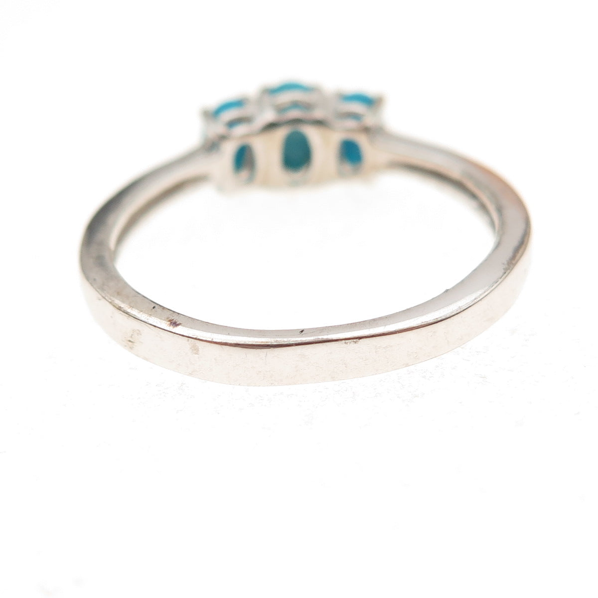Chuck Clemency 925 Sterling Silver Real Sleeping Beauty Turquoise Ring Size 8.25