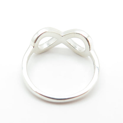 THOMAS SABO 925 Sterling Silver Round-Cut C Z Infinity Ring Size 6.25